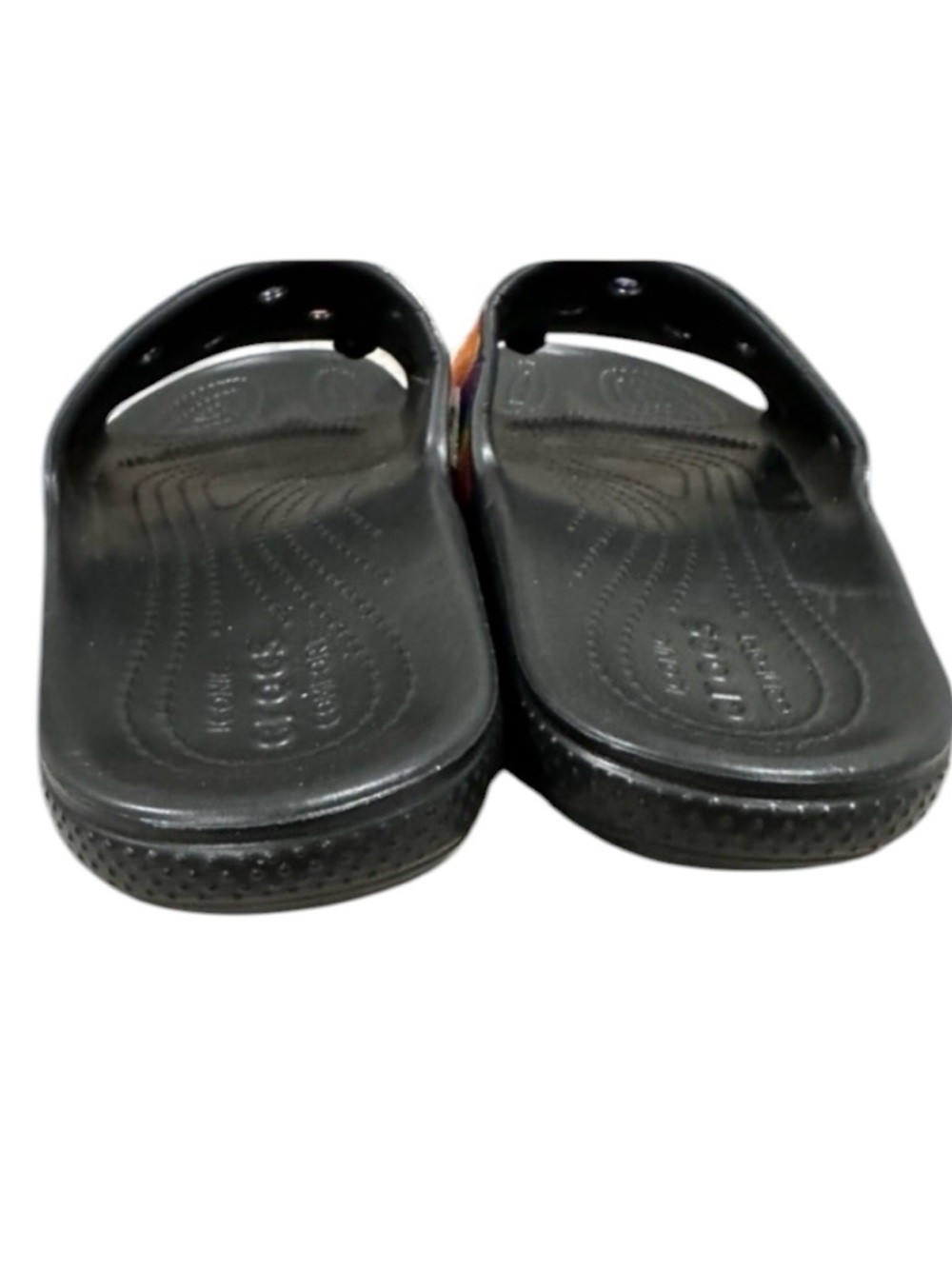 CROCS Classic Tie Dye Slides Sandals for Men Size 8 or Women Size 10. - Picture 4 of 9